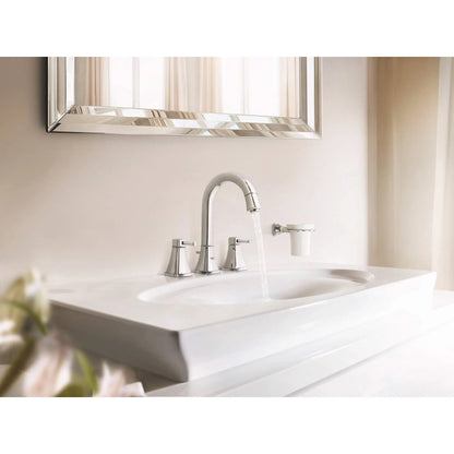 GROHE 40626000 Grandera Ceramic Tumbler with Holder - Chrome