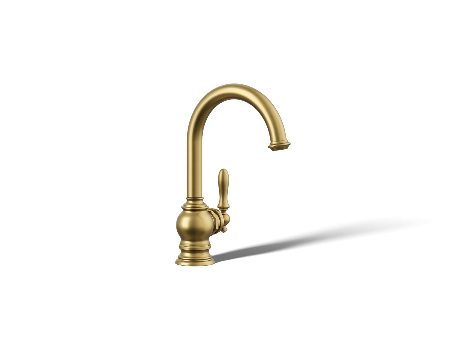KOHLER K-24074-2MB Artifacts Beverage Faucet - Vibrant Brushed Moderne Brass