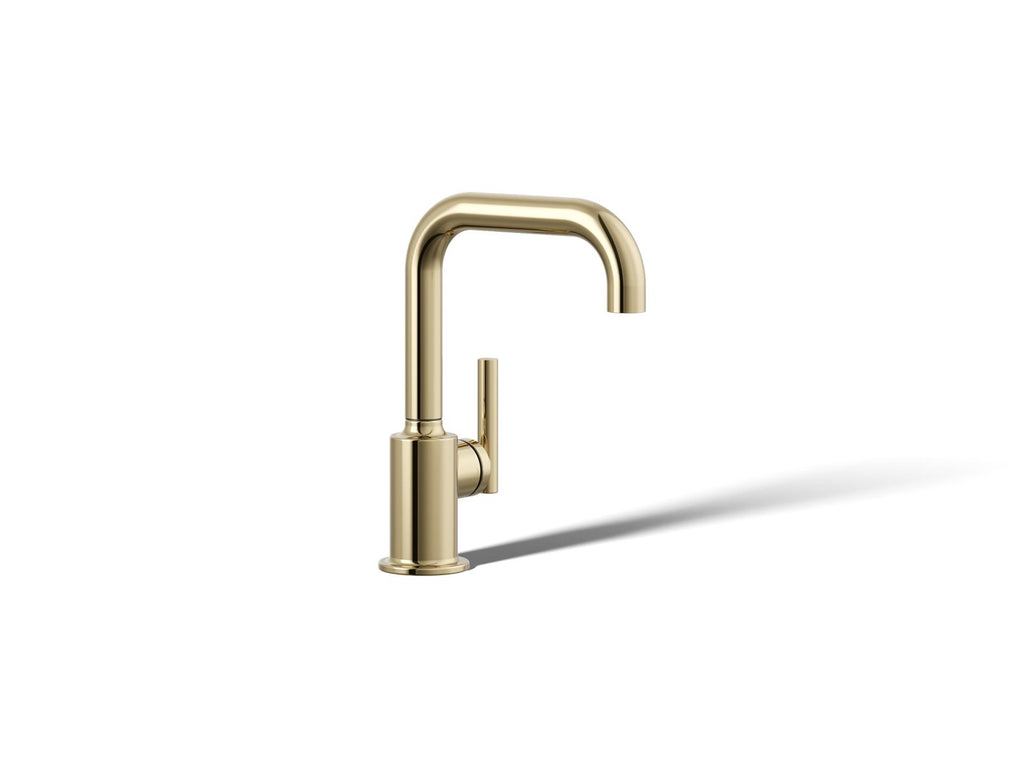 KOHLER K-24077-AF Purist Beverage Faucet - Vibrant French Gold