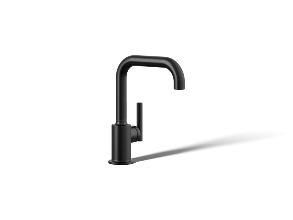 KOHLER K-24077-BL Purist Beverage Faucet - Matte Black
