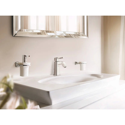 GROHE 40627000 Grandera Ceramic Soap Dispenser with Holder - Chrome