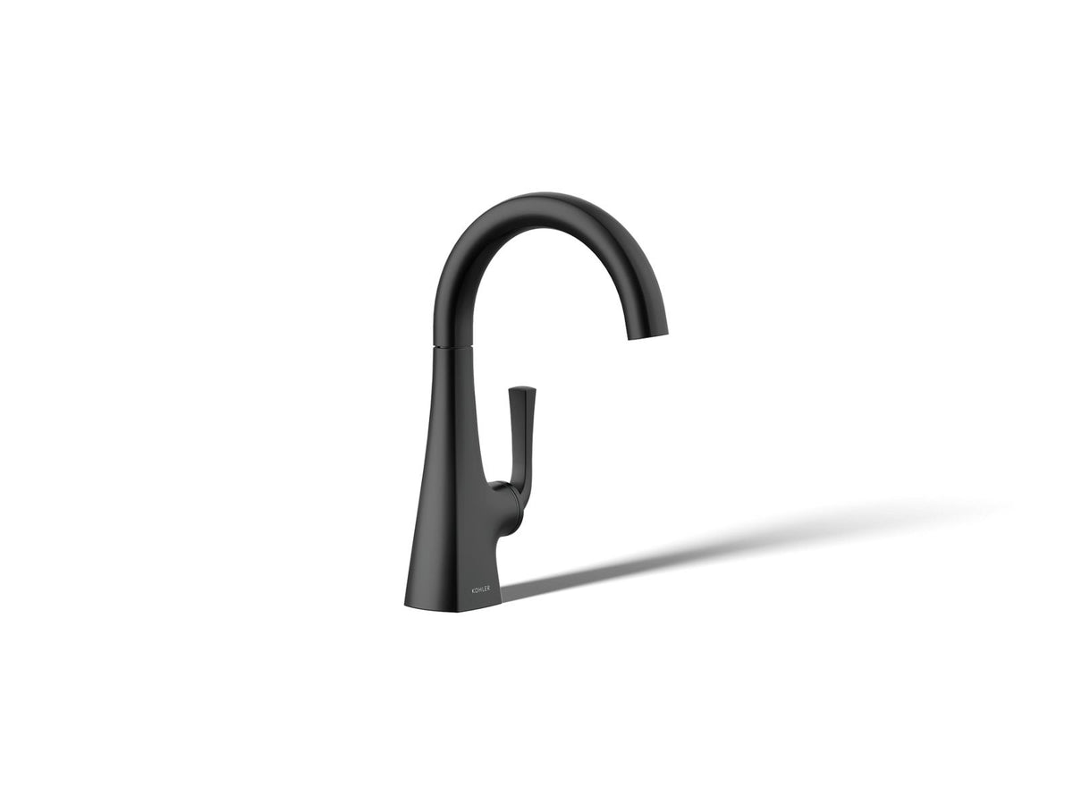 KOHLER K-24134-BL Graze Beverage Faucet - Matte Black