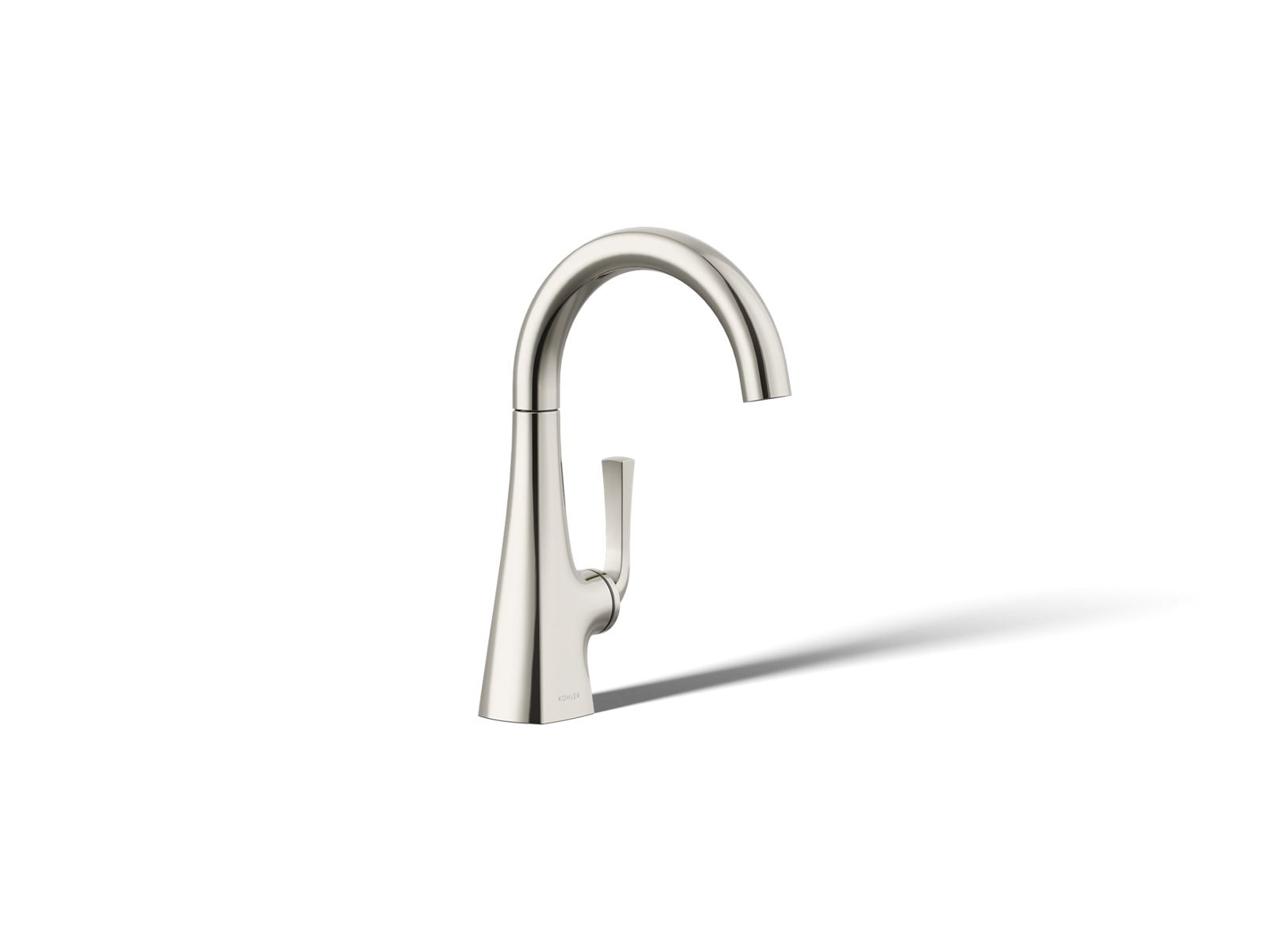 KOHLER K-24134-SN Graze Beverage Faucet - Vibrant Polished Nickel