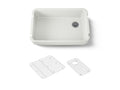 KOHLER K-24268-NY Ironridge 34" Undermount Single-Bowl Farmhouse Kitchen Sink - Dune