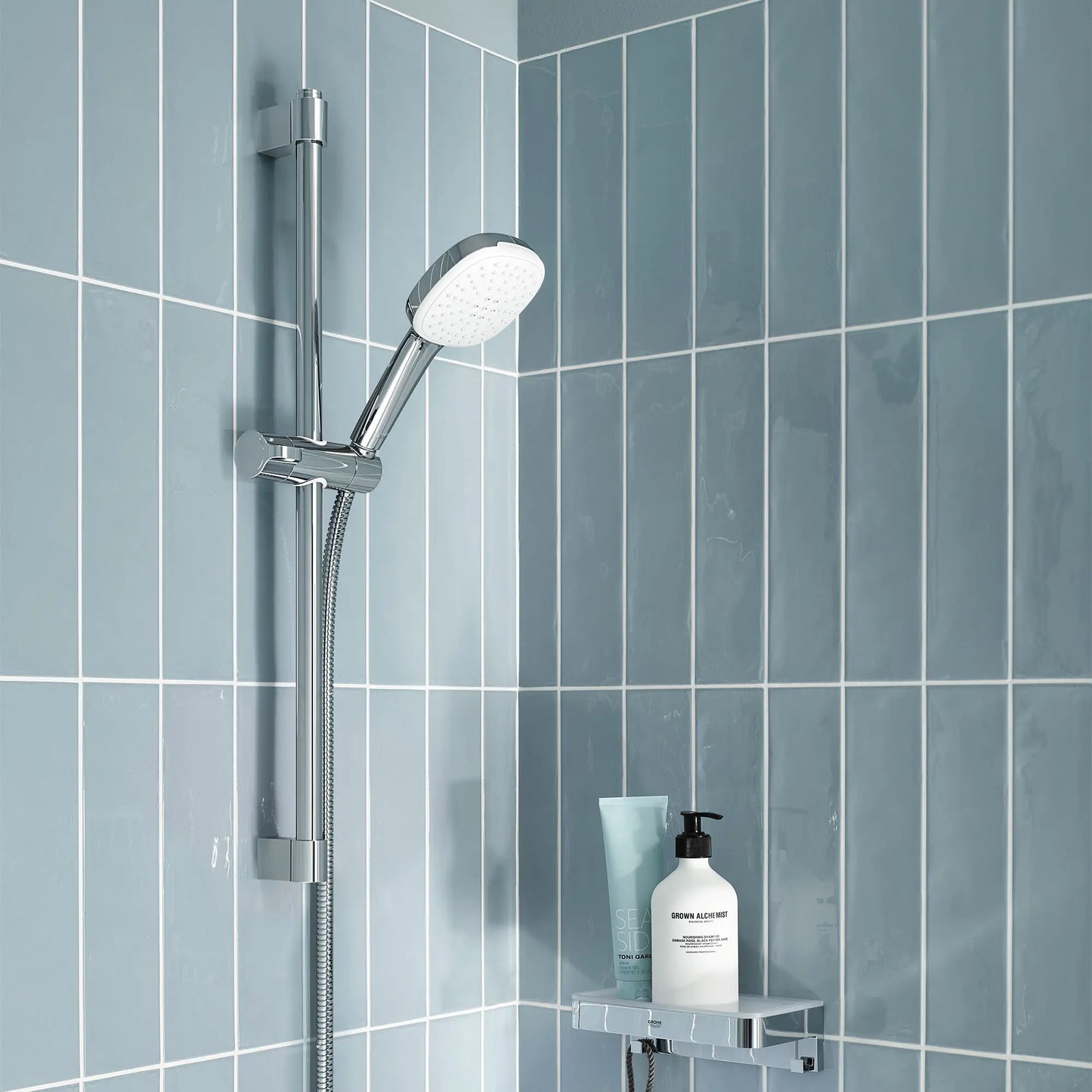 GROHE 28417000 59" Metal Longlife Twist-Free Shower Hose - Chrome