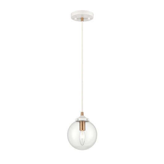 ELK SHOWROOM 24436/1 Boudreaux 6'' Wide 1-Light Mini Pendant - Matte White