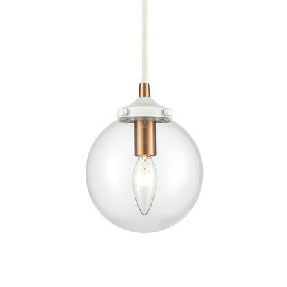 ELK SHOWROOM 24436/1 Boudreaux 6'' Wide 1-Light Mini Pendant - Matte White