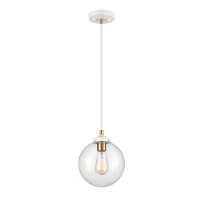 ELK SHOWROOM 24437/1 Boudreaux 8'' Wide 1-Light Mini Pendant - Matte White