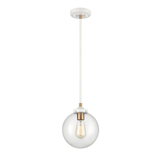 ELK SHOWROOM 24437/1 Boudreaux 8'' Wide 1-Light Mini Pendant - Matte White