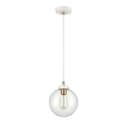 ELK SHOWROOM 24437/1 Boudreaux 8'' Wide 1-Light Mini Pendant - Matte White