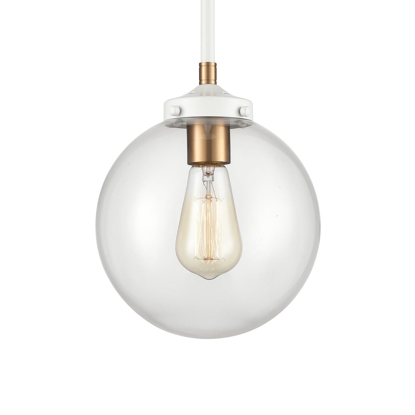 ELK SHOWROOM 24437/1 Boudreaux 8'' Wide 1-Light Mini Pendant - Matte White