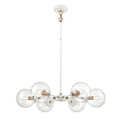 ELK SHOWROOM 24438/6 Boudreaux 28'' Wide 6-Light Chandelier - Matte White