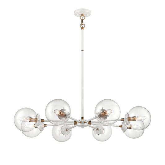 ELK SHOWROOM 24439/8 Boudreaux 36'' Wide 8-Light Chandelier - Matte White