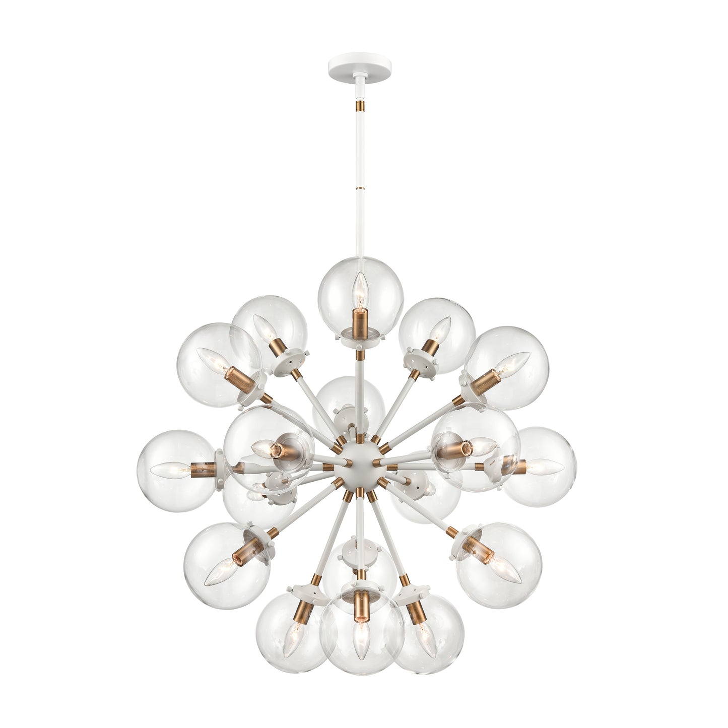 ELK SHOWROOM 24441/18 Boudreaux 32'' Wide 18-Light Chandelier - Matte White