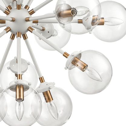 ELK SHOWROOM 24441/18 Boudreaux 32'' Wide 18-Light Chandelier - Matte White