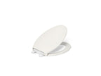 KOHLER K-24495-A-96 Border Readylatch Quiet-Close Elongated Toilet Seat With Antimicrobial Agent - Biscuit