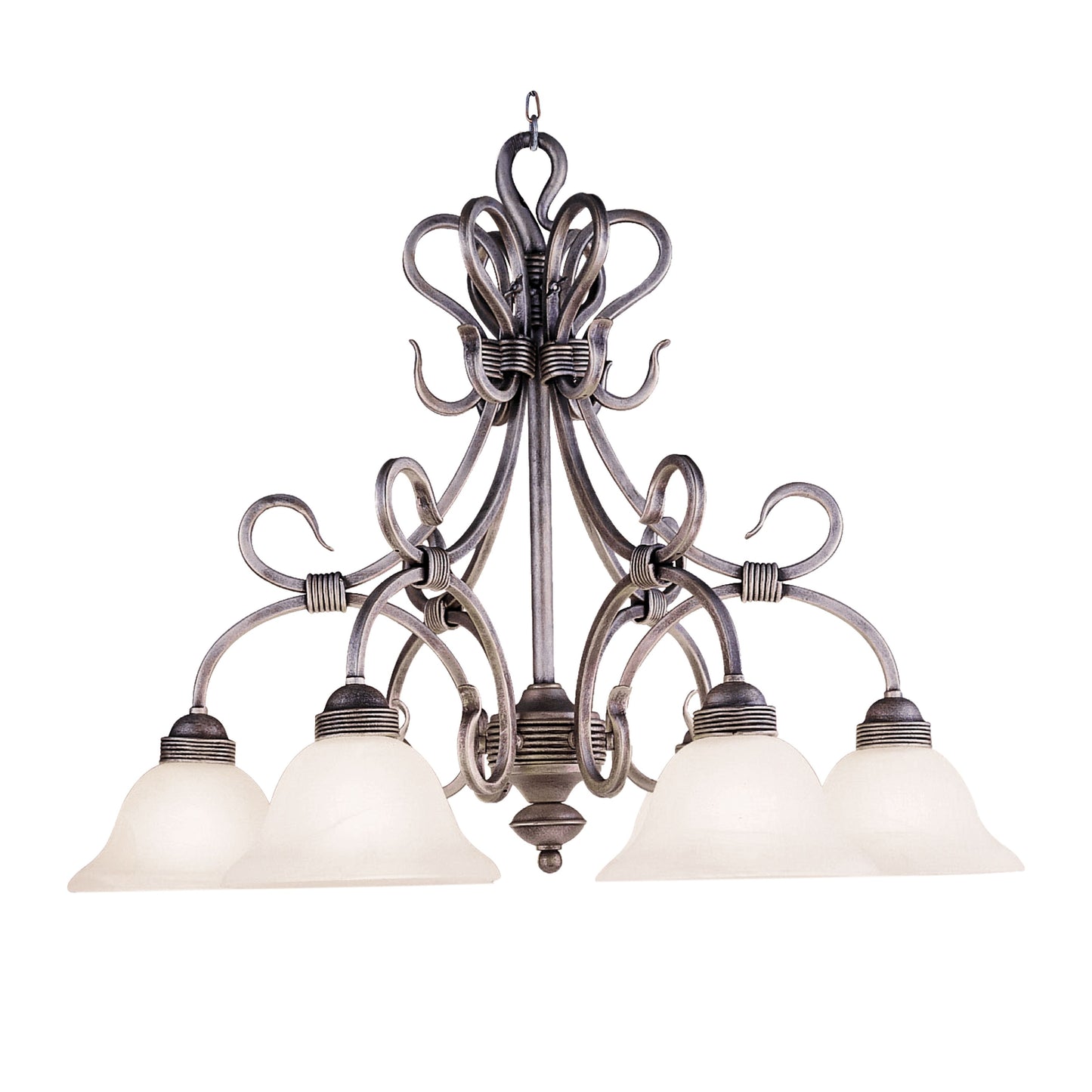 ELK SHOWROOM 246-AS Buckingham 29'' Wide 6-Light Chandelier - Antique Silver