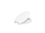 KOHLER K-24764-RL-0 Rutledge Nightlight Readylatch Quiet-Close Elongated Toilet Seat - White