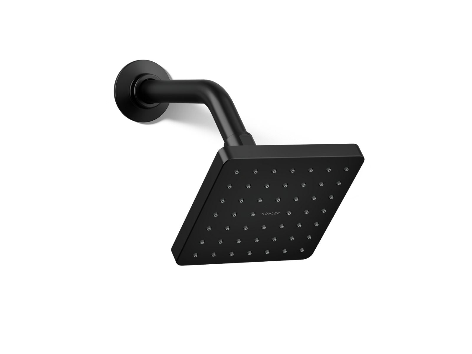 KOHLER K-24805-BL Parallel Single-Function Showerhead, 2.5 Gpm - Matte Black