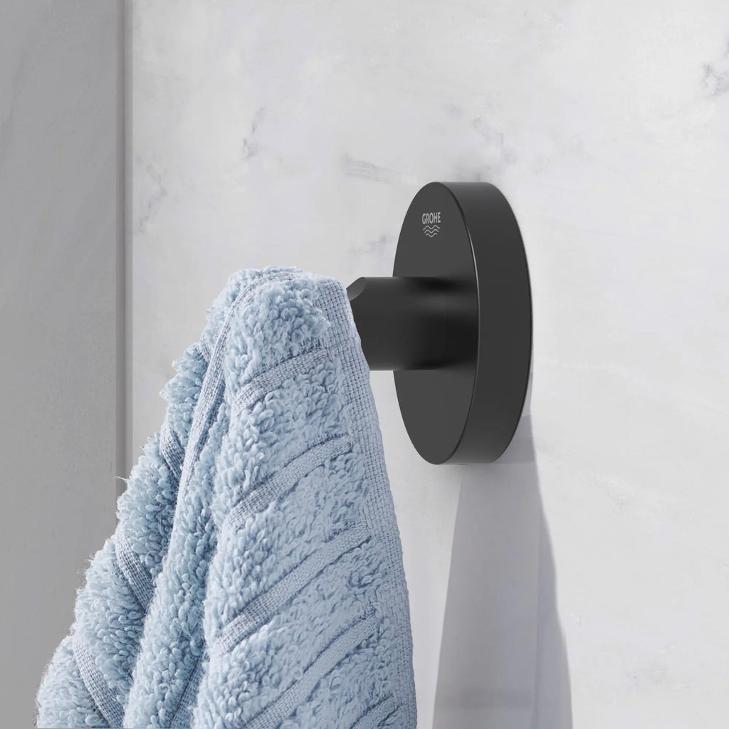 GROHE 403642431 Essentials Robe Hook - Matte Black