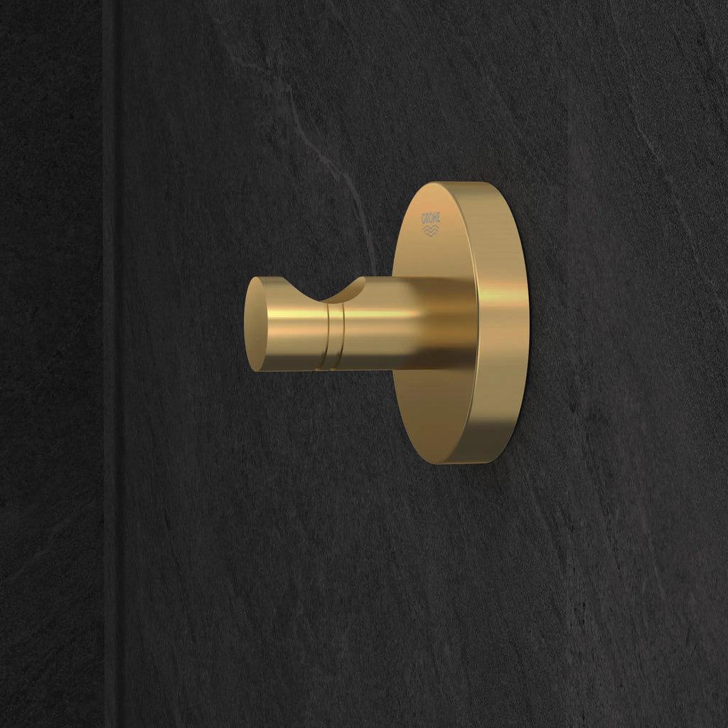 GROHE 40364GN1 Essentials Robe Hook - Brushed Cool Sunrise