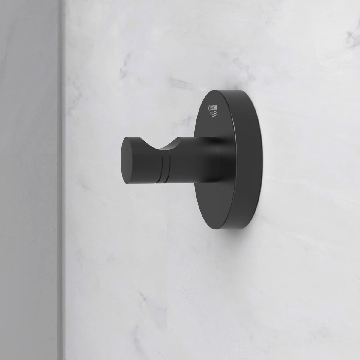 GROHE 403642431 Essentials Robe Hook - Matte Black