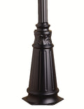 KICHLER 9510BK 12.75" X 72" Cast Aluminum Post Black