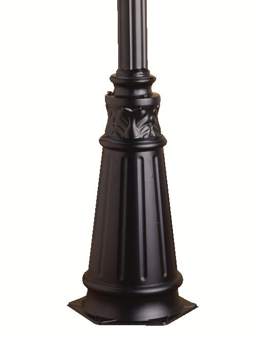 KICHLER 9510BK 12.75" X 72" Cast Aluminum Post Black