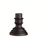 KICHLER 9531BK 8" X 9" Pedestal Mount Black