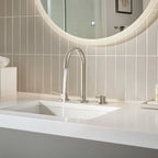 GROHE 20217ENA Concetto 8-inch Widespread 2-Handle L-Size Bathroom Faucet, 1.2 GPM - Brushed Nickel