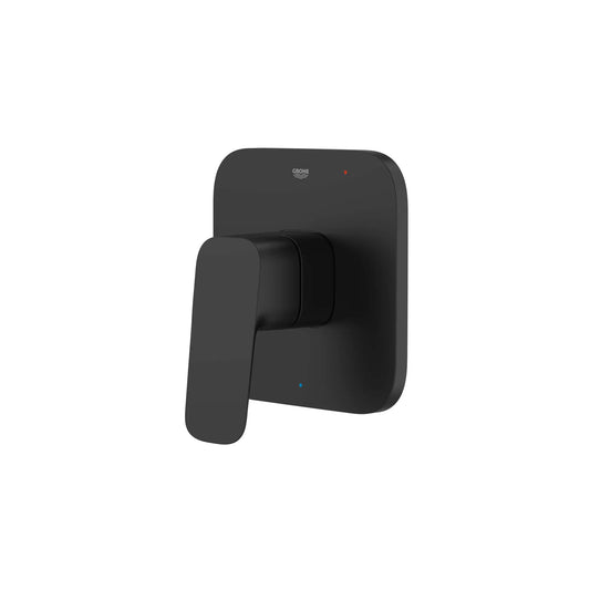 GROHE 1019282430 Cubeo Pressure Balance Valve Trim with Cartridge - Matte Black