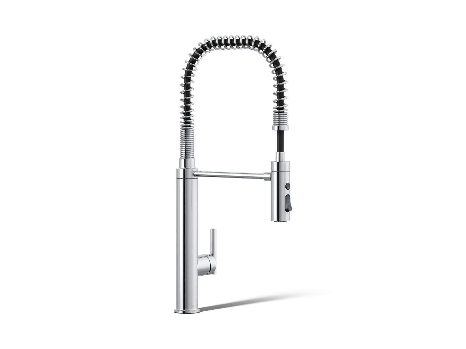 KOHLER K-24982-CP Purist Semi-Professional Kitchen Sink Faucet With Three-Function Sprayhead - Polished Chrome