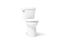 KOHLER K-25077-0 Kingston Two-Piece Elongated Toilet, 1.28 Gpf - White