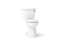 KOHLER K-25077-RA-0 Kingston Two-Piece Elongated Toilet, 1.28 Gpf - White