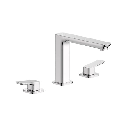 GROHE 1019230000 Cubeo 3-Hole 2-Handle Deck Mount Tub Filler - Chrome