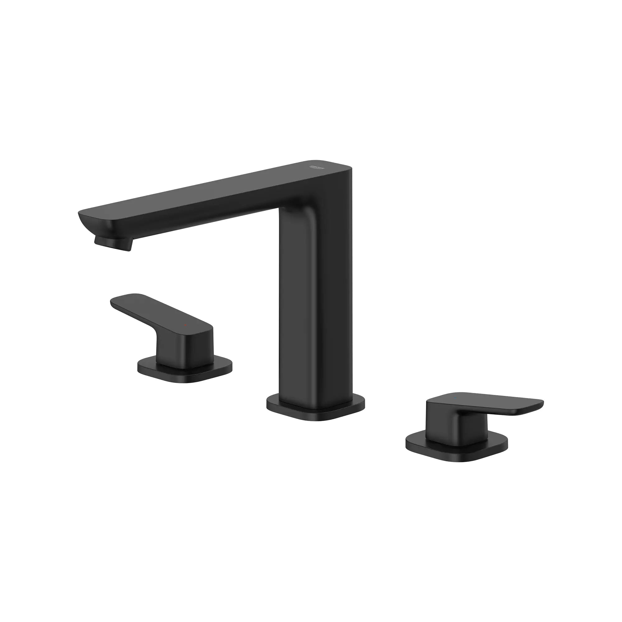 GROHE 1019232430 Cubeo 3-Hole 2-Handle Deck Mount Tub Filler - Matte Black