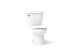 KOHLER K-25097-0 Kingston Two-Piece Round-Front Toilet, 1.28 Gpf - White