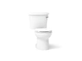 KOHLER K-25097-RA-0 Kingston Two-Piece Round-Front Toilet, 1.28 Gpf - White