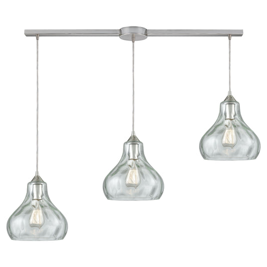 ELK SHOWROOM 25100/3L Belmont 38'' Wide 3-Light Pendant - Satin Nickel