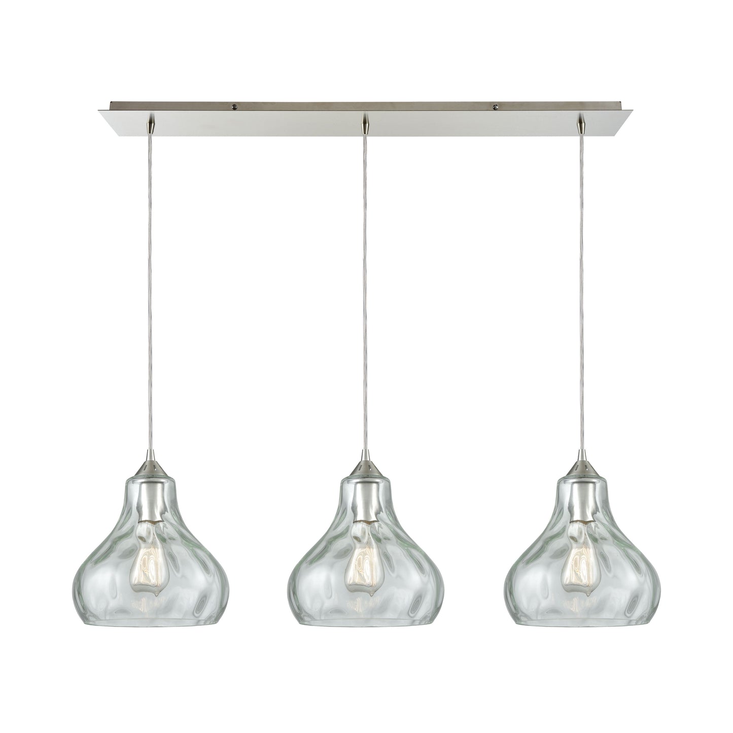 ELK SHOWROOM 25100/3LP Belmont 36'' Wide 3-Light Pendant - Satin Nickel