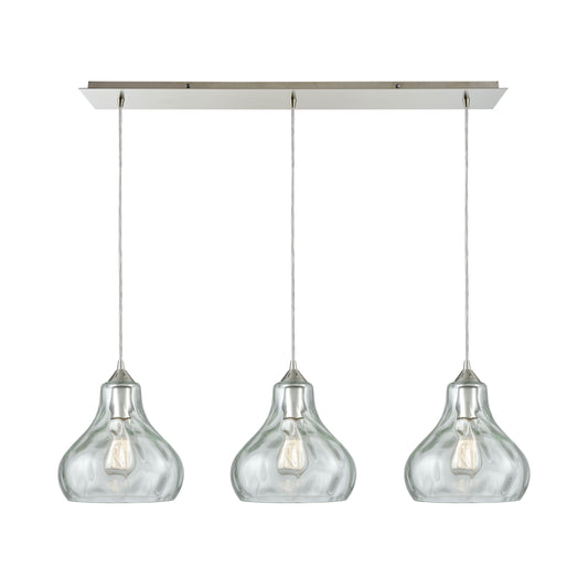 ELK SHOWROOM 25100/3LP Belmont 36'' Wide 3-Light Pendant - Satin Nickel