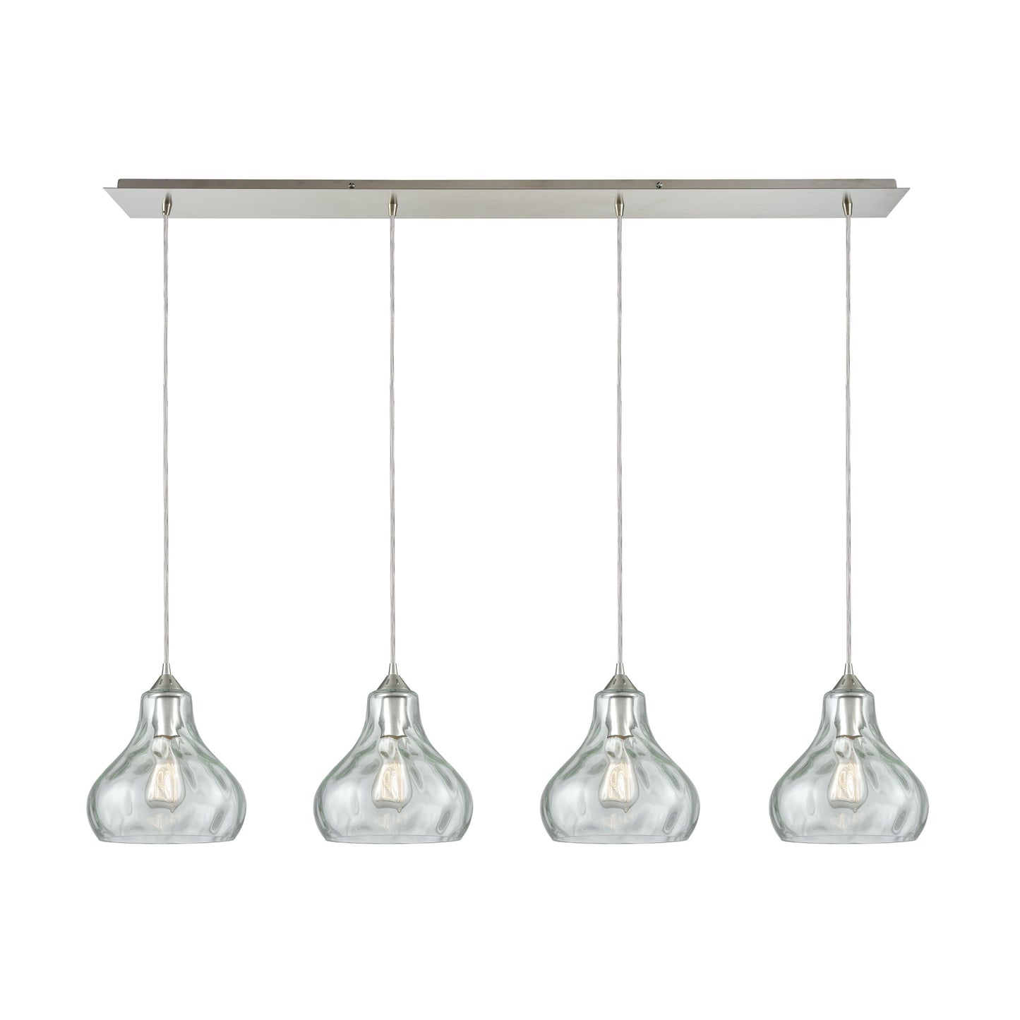 ELK SHOWROOM 25100/4LP Belmont 46'' Wide 4-Light Pendant - Satin Nickel