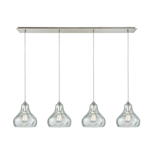 ELK SHOWROOM 25100/4LP Belmont 46'' Wide 4-Light Pendant - Satin Nickel