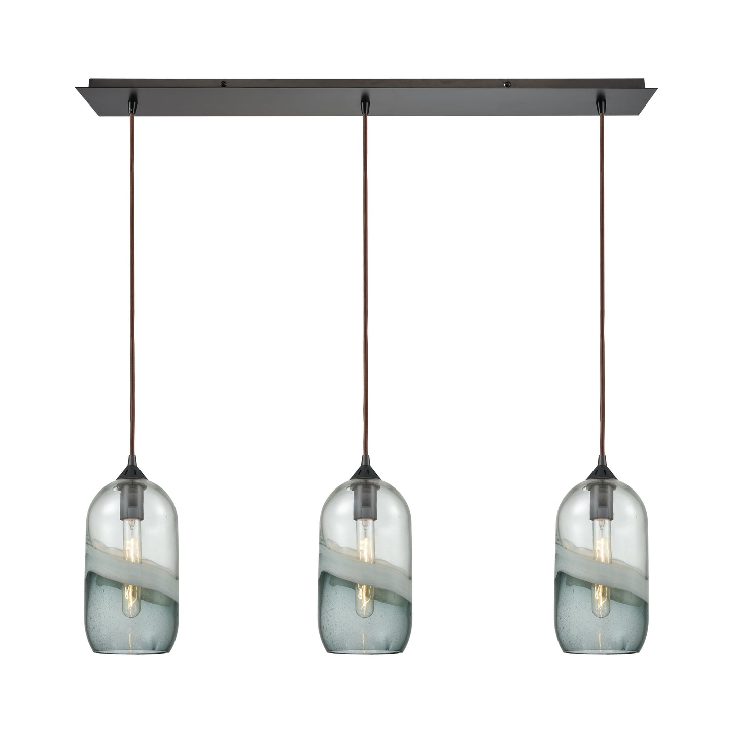 ELK SHOWROOM 25102/3LP Sutter Creek 36'' Wide 3-Light Pendant - Oil Rubbed Bronze