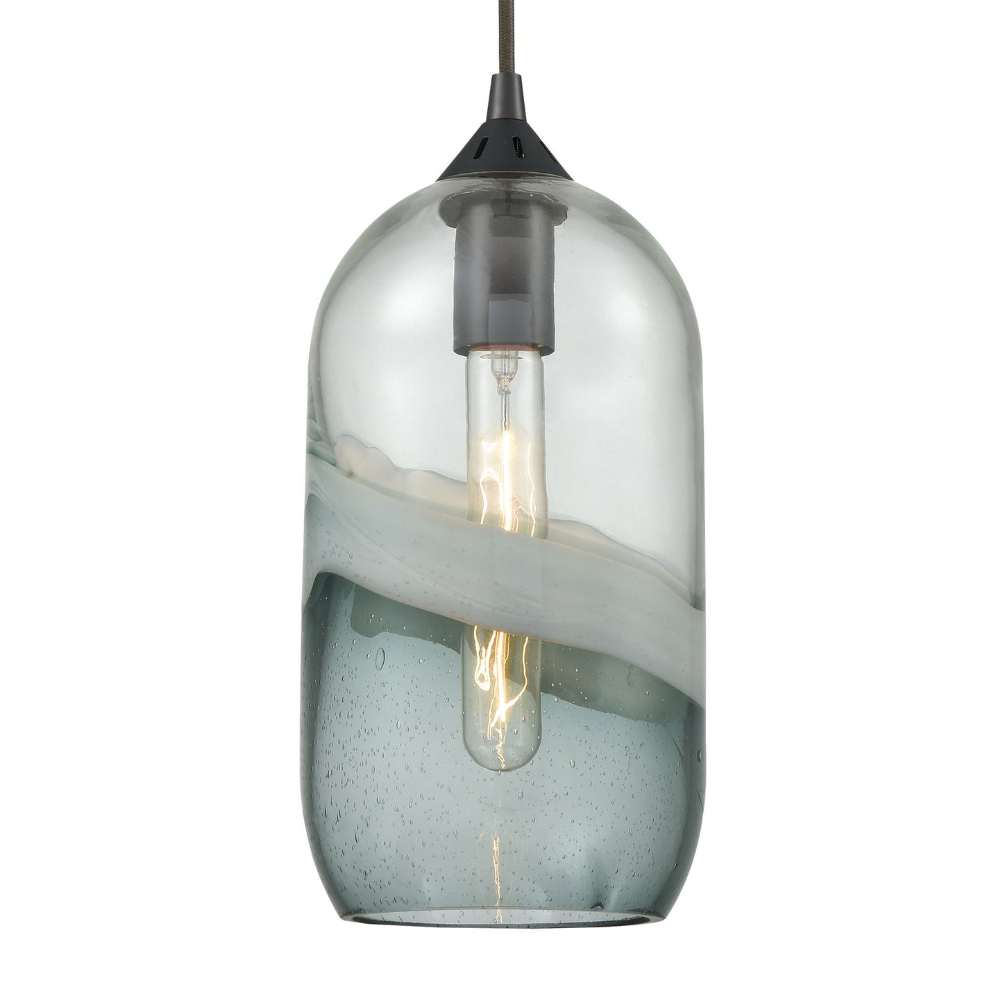 ELK SHOWROOM 25102/1 Sutter Creek 6'' Wide 1-Light Pendant - Oil Rubbed Bronze