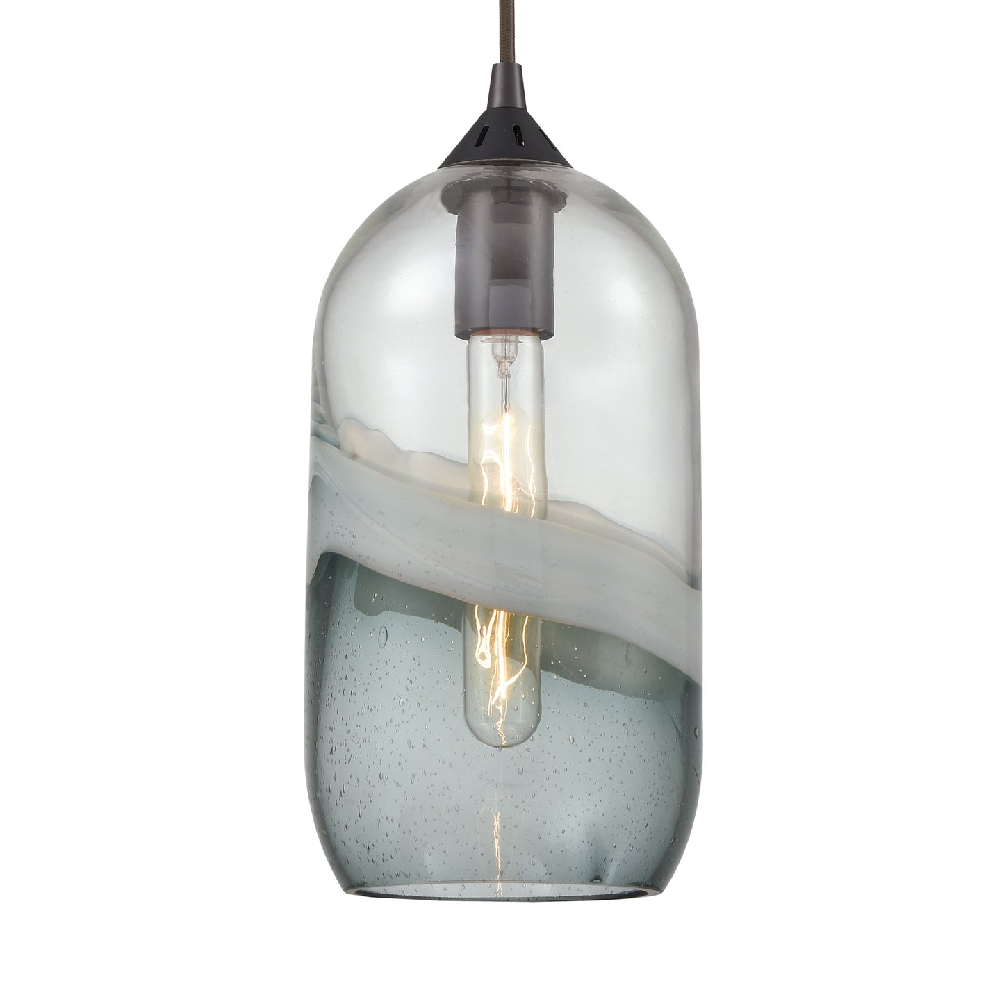 ELK SHOWROOM 25102/1 Sutter Creek 6'' Wide 1-Light Pendant - Oil Rubbed Bronze