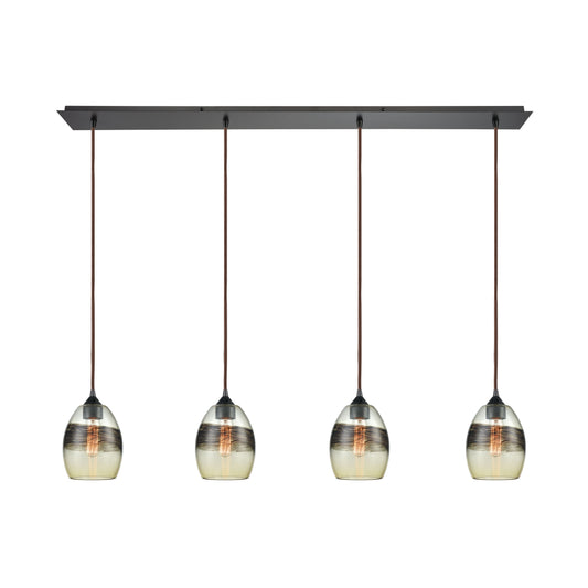 ELK SHOWROOM 25122/4LP Whisp 46'' Wide 4-Light Multi Pendant - Oil Rubbed Bronze