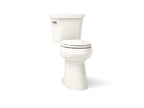 KOHLER K-25224-96 Highline Tall Two-Piece Elongated Toilet, 1.28 Gpf - Biscuit
