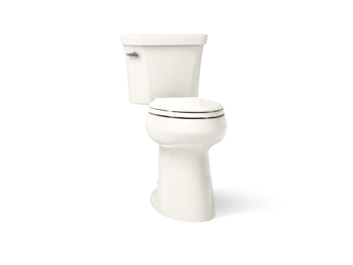 KOHLER K-25224-96 Highline Tall Two-Piece Elongated Toilet, 1.28 Gpf - Biscuit