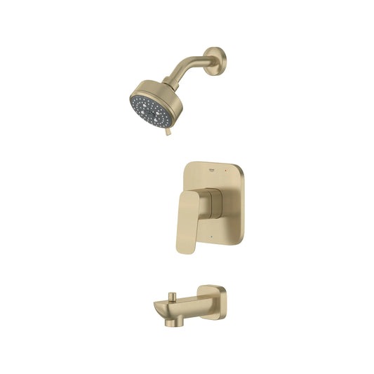 GROHE 105380EN00 Cubeo Pressure Balance Valve Tub/Shower Trim Kit - Brushed Nickel